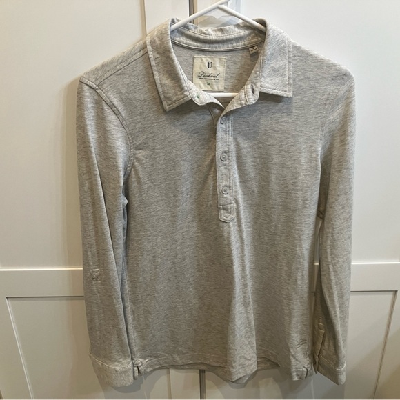 Women’s Linksoul long sleeve golf polo Heather grey medium - Picture 1 of 5